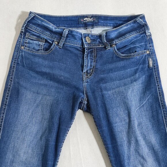 Silver Jeans women's size W27/L31 ink blue colour Suki Super Skinny Denim - Picture 2 of 14